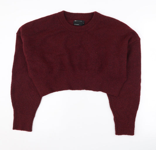 Additional front view of ASOS Design Women's Red jumper Medium
