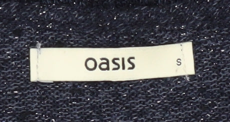 Womens UK Size S Oasis Blue Pullover Jumper