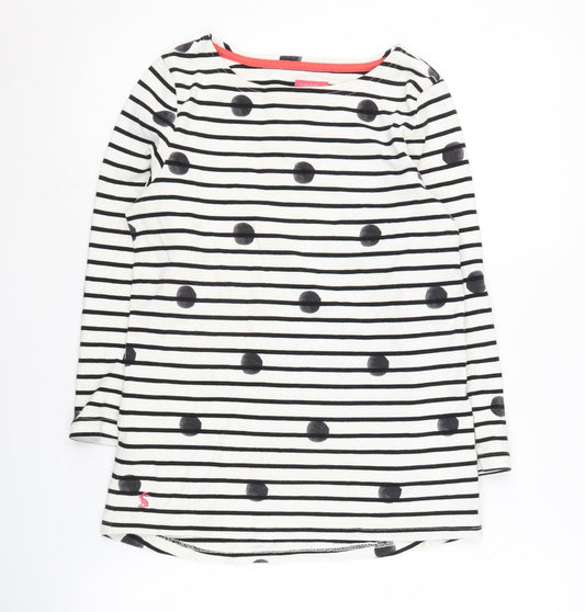Womens UK Size 6 Joules White Basic T-Shirt