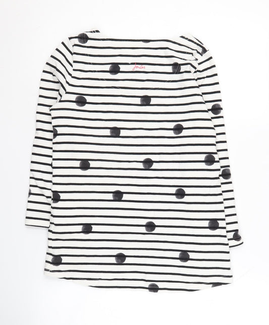 Womens UK Size 6 Joules White Basic T-Shirt