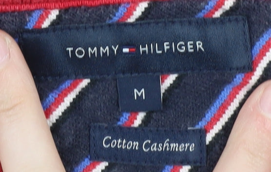 Tommy Hilfiger Men’s Red V-Neck Pullover Jumper M