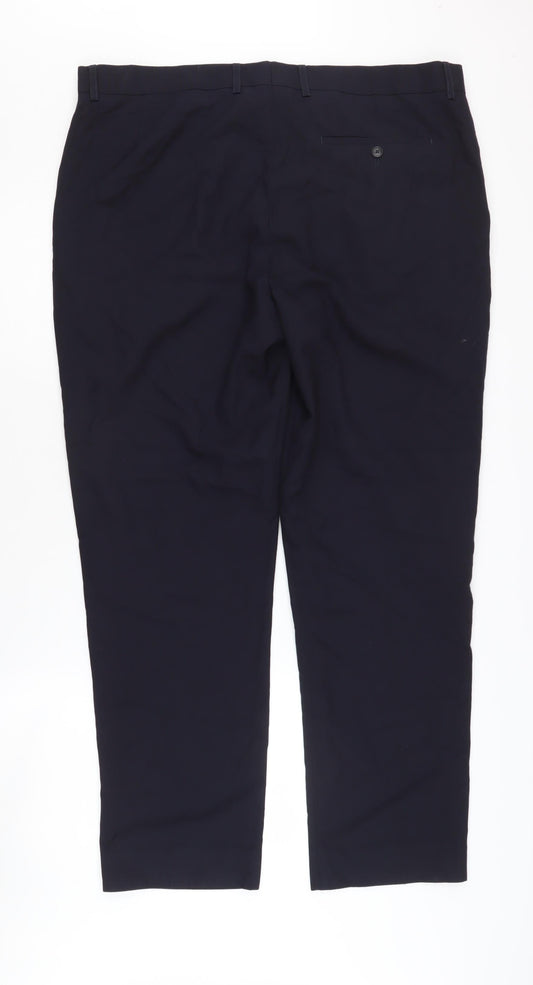 Greenwoods Men's Black Trousers Size 40 Regular Fit