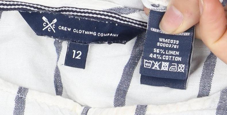 Womens UK Size 12 J.CREW White Basic T-Shirt