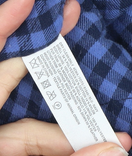 Fat Face Women's Blue Hooded Waistcoat Size 8