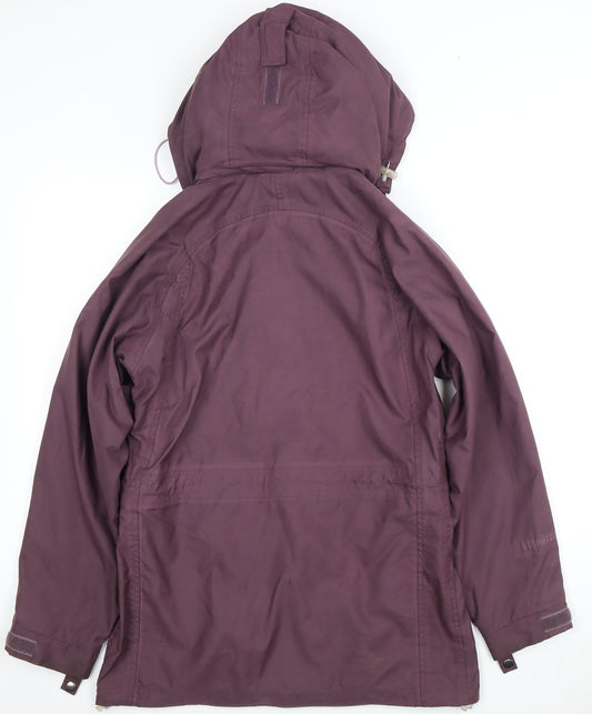 Womens UK Size 10 Peter Storm Purple Rain Coat