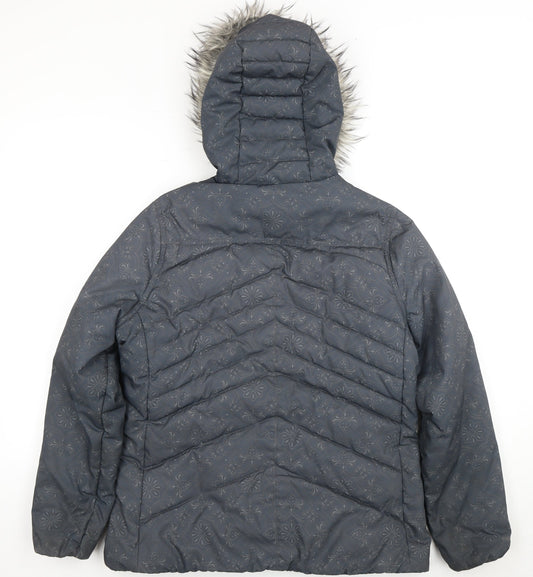 Womens UK Size 12 Craghoppers Grey Puffer Jacket