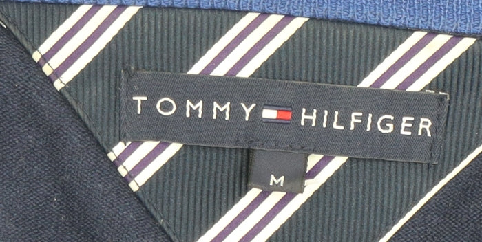 Tommy Hilfiger Men's Blue V-Neck Pullover Jumper M