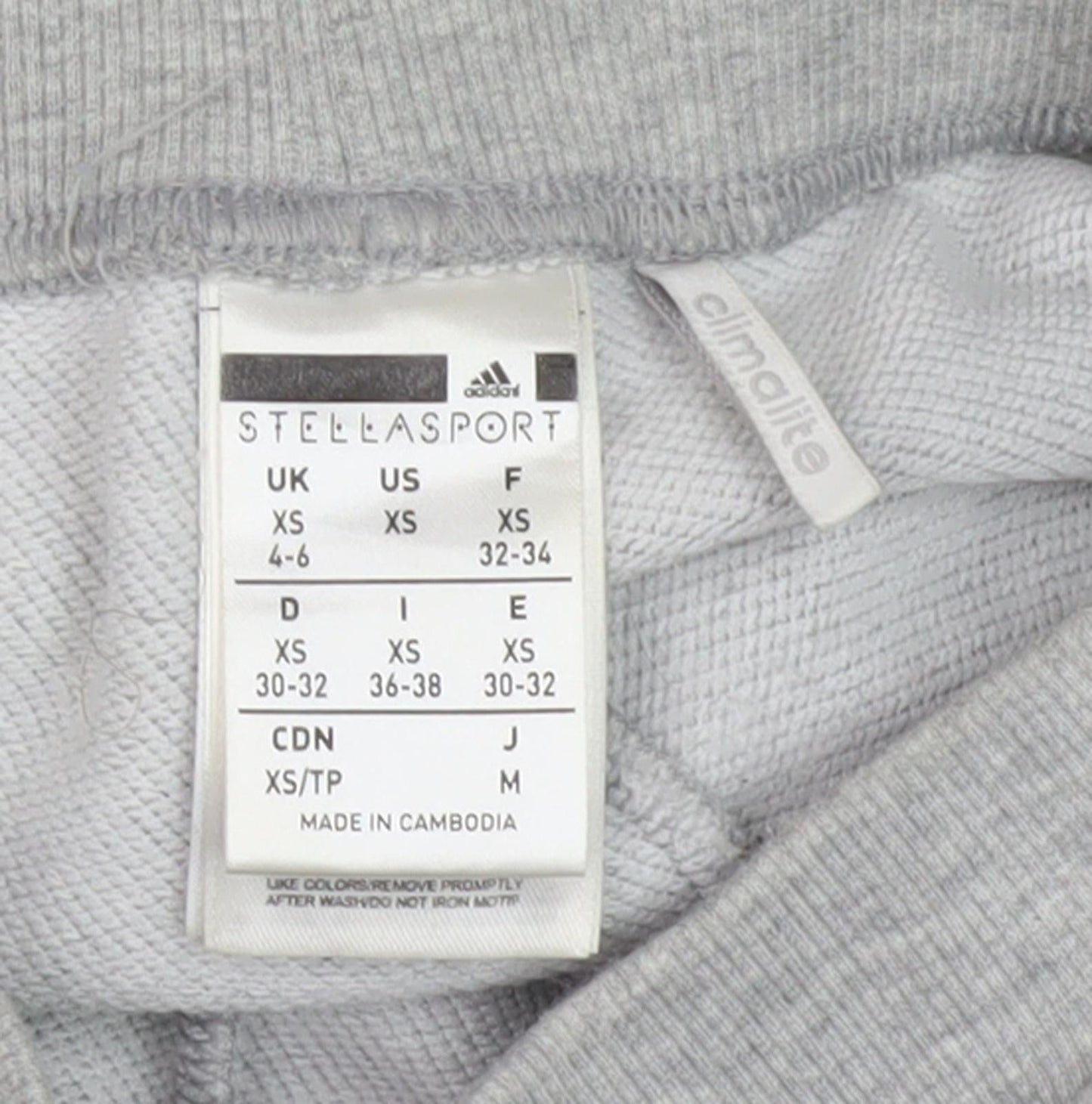 Adidas Girls Grey Jogger Trousers XS