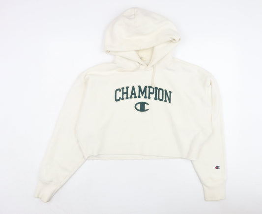 Womens UK Size S Champion Ivory Pullover Hoodie