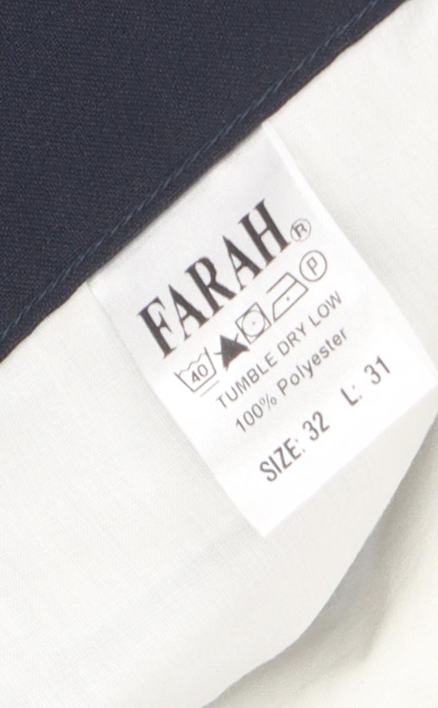 Mens UK Size 32 Farah Blue Trousers