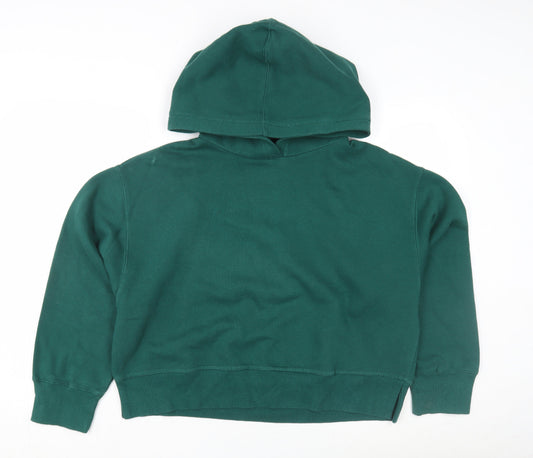 Additional front view of Adidas Women’s Green Hoodie -, size UK 16, Casual Autumn Wear