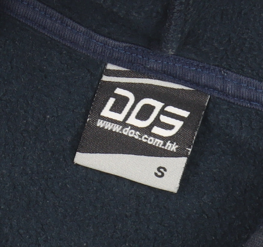 DOS Men's Blue University Graphic Hoodie Size S
