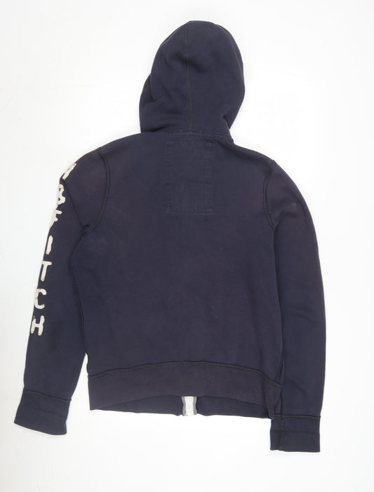 Abercrombie & Fitch Men's Blue Full Zip Hoodie M