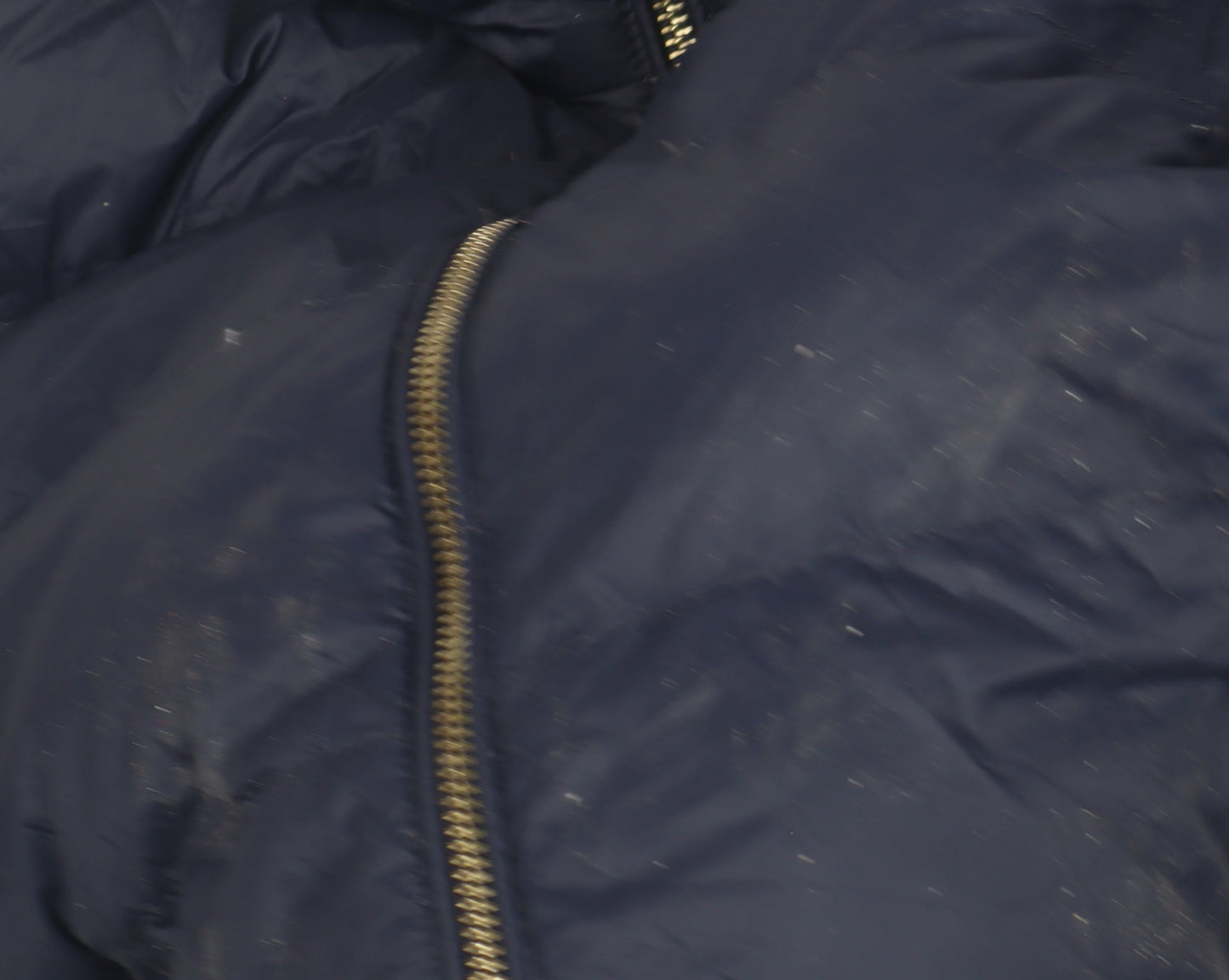 Womens UK Size XS Mango Blue Puffer Jacket