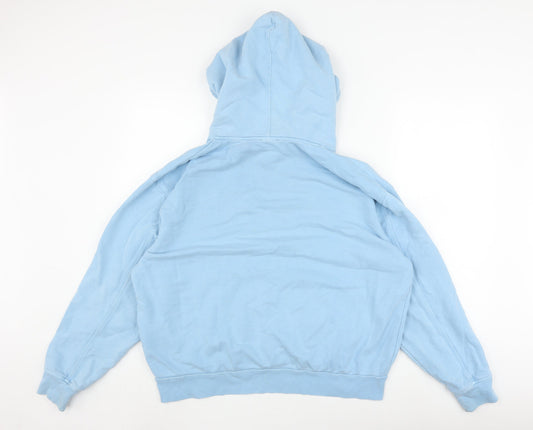 Mens UK Size M Levi's Blue Pullover Hoodie