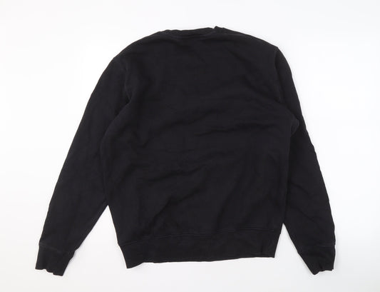 Timberland Black Men's L Pullover Logo Sweatshirt