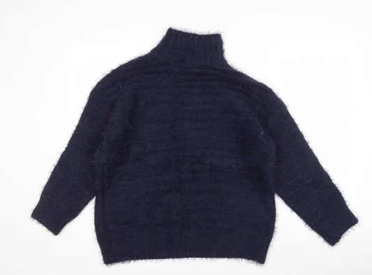 Womens UK Size M Marks and Spencer Blue Pullover Jumper