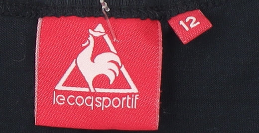Womens UK Size 12 le coq sportif Black Jersey Tank