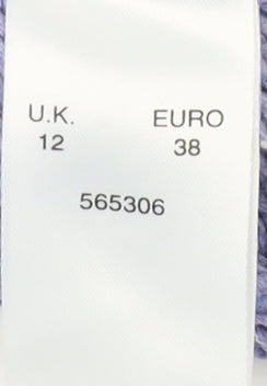 Womens UK Size 12 Minuet Purple Pullover Jumper