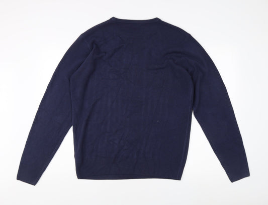 Woodville Men's Blue XL Pullover Jumper