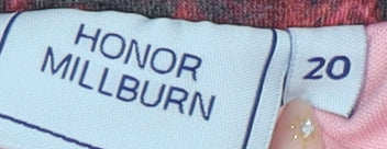 Honor Millburn Women's Pink Animal Print Skirt Size 20