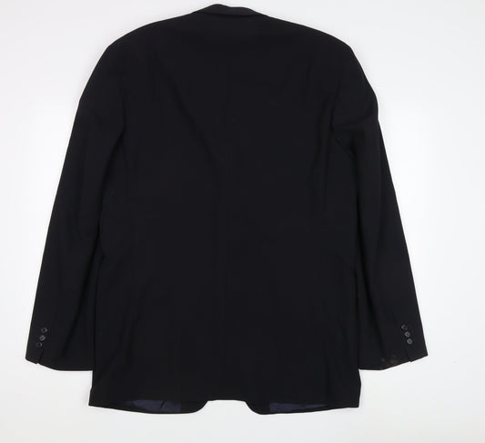 Mens UK Size 42 Burton Regular Black Suit Jacket