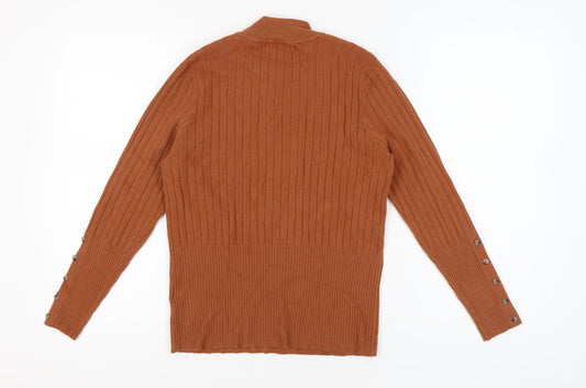 Womens UK Size 14 Marks and Spencer Brown Pullover Jumper