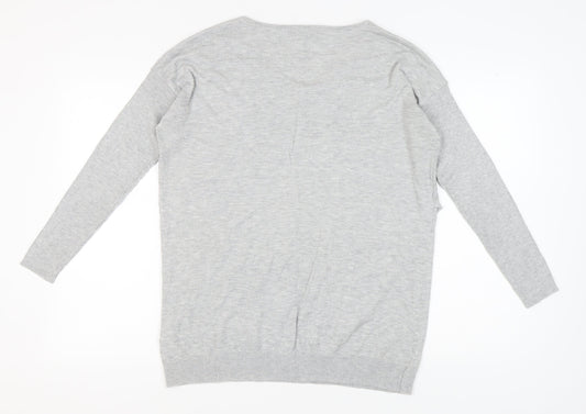 Womens UK Size 16 RJR.John Rocha Grey Pullover Jumper