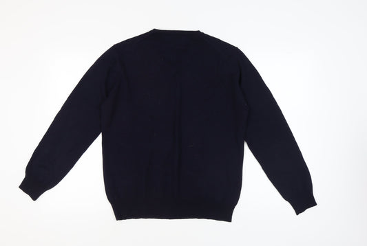 Jasper Conran Men's Blue Pullover Jumper Size M