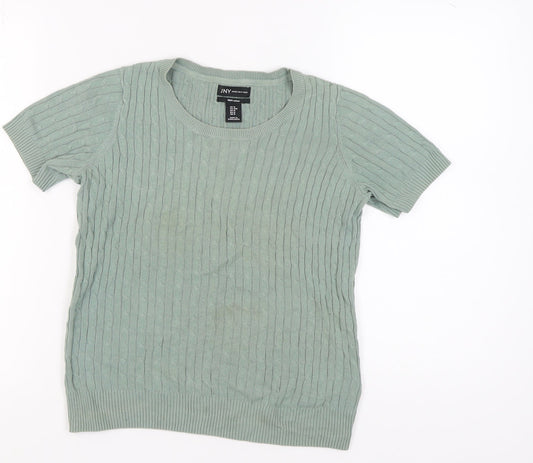 Womens UK Size M Jones New York Green Pullover Jumper