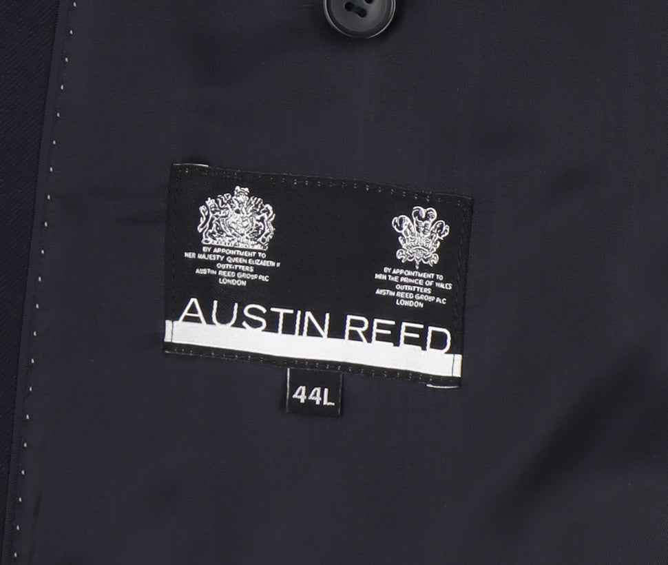 Austin Reed Men's Black Long Blazer 44L Formal