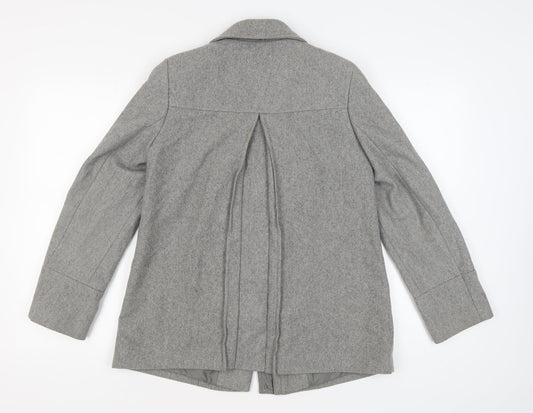 Womens UK Size 10 Marks and Spencer Grey Duffle Coat
