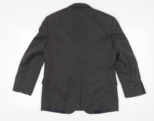 Mens UK Size 40 Marks and Spencer Regular Blue Suit Jacket