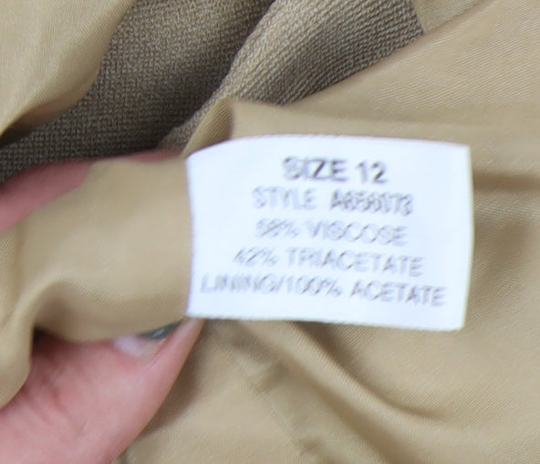 Linea Women's Beige Long Blazer Size 12