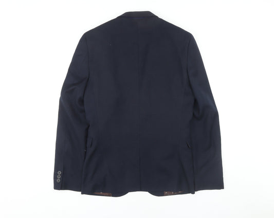 Mens UK Size 36 NEXT Regular Blue Suit Jacket