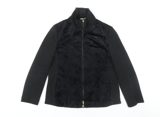 Womens UK Size 12 Viyella Black Basic Jacket