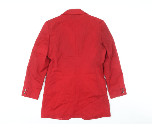 Womens UK Size 10 Definitions Red Basic Jacket