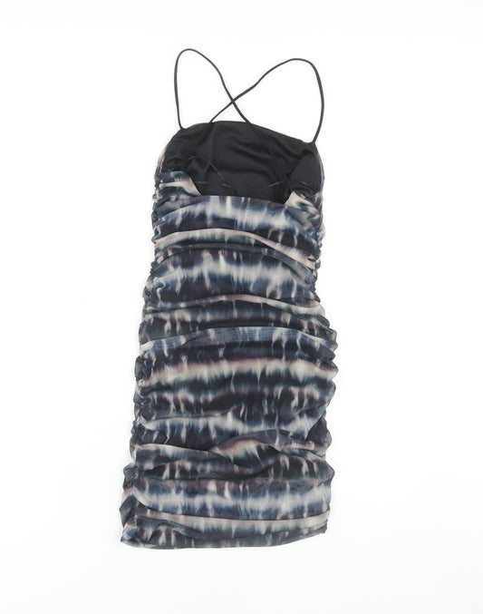 Quiz Women's Multicoloured Bodycon Mini Dress Size 8
