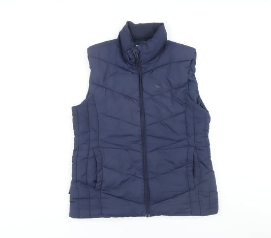 Womens UK Size 14 Mountain Warehouse Blue Puffer Jacket