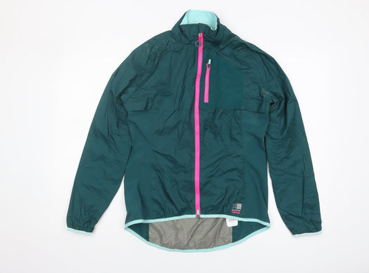 Womens UK Size 8 Karrimor Green Windbreaker Coat