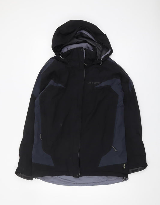 Womens UK Size 10 Sprayway Black Parka Coat