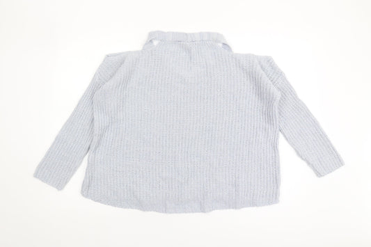 Womens UK Size M Lipsy Grey Pullover Jumper