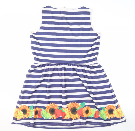 Henry Holland Women's Multicoloured Skater Dress - Size 16