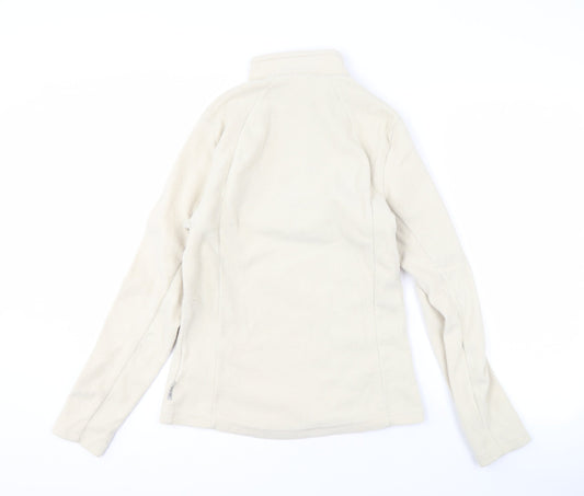 Quechua Women’s Beige High Neck Fleece Sweatshirt Size 10