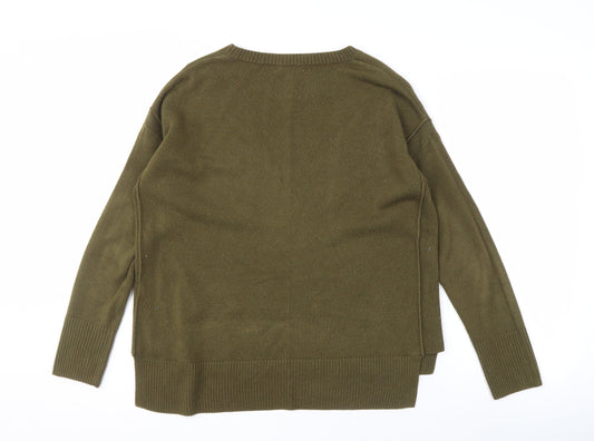 Womens UK Size S New Look Green Pullover Jumper