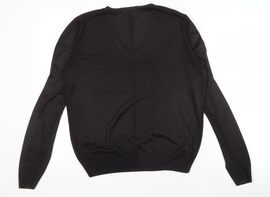 Womens UK Size 12 Marks and Spencer Black Pullover Jumper