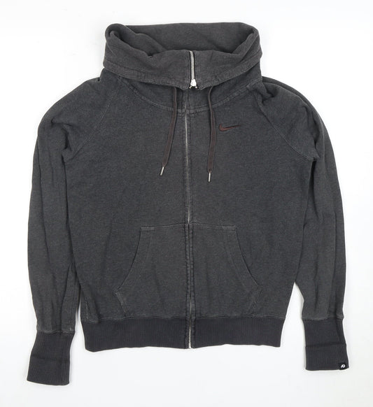 Nike Unisex Grey Full Zip Hoodie, Size S