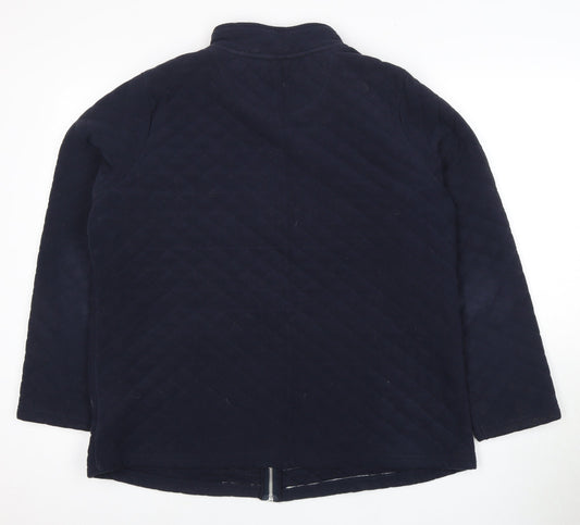 Maine Women's Blue Quilted Jacket Size 18