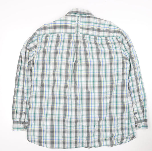 Mens UK Collar Size 2XL Mantomy Smart Green Dress Shirt