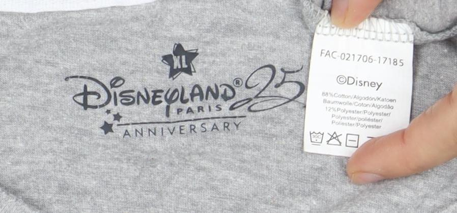 Mens UK Size XL Disney Grey T-Shirt